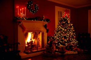 fireplace-at-christmas